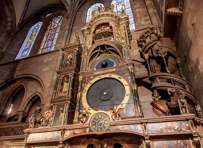 Straßburger Münster (Cathédrale Notre-Dame de Strasbourg): Astronomische Uhr