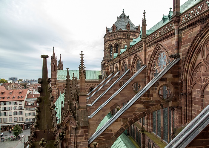 Straßburger Münster (Cathédrale Notre-Dame de Strasbourg): Langhaus, Querhaus und Vierungsturm