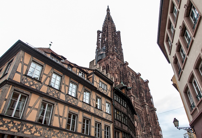 Grande Île: Place de la Cathédrale, Straßburger Münster (Cathédrale Notre-Dame de Strasbourg) Straßburg