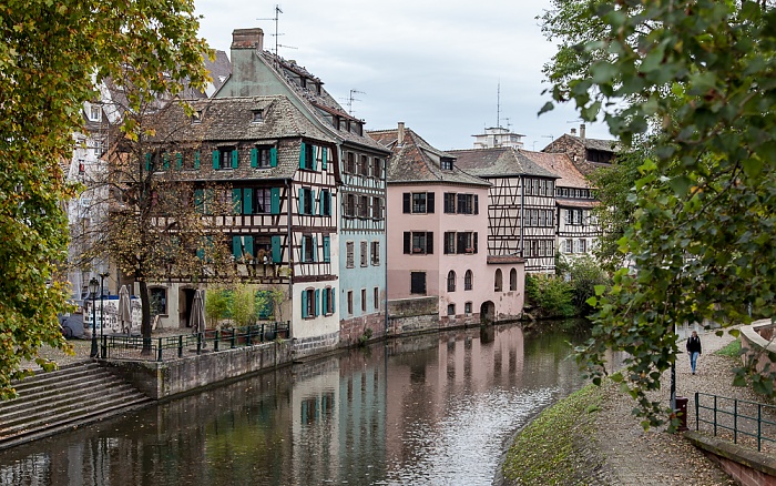 Straßburg Blick von der Pont Couverts: Ill, Petite France