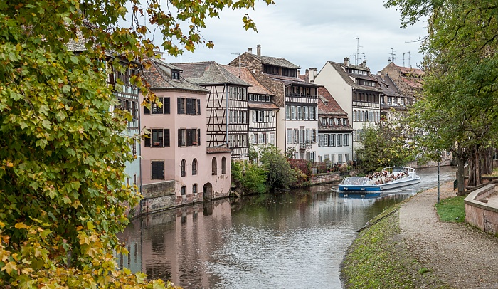 Straßburg Blick von der Pont Couverts: Ill, Petite France