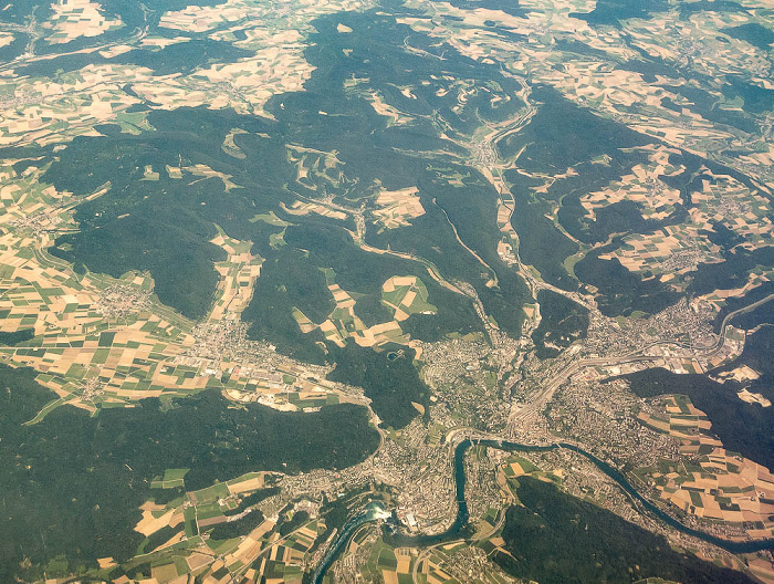 Kanton Schaffhausen Luftbild aerial photo