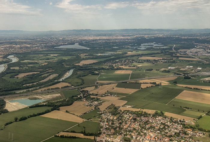 Auvergne-Rhône-Alpes Luftbild aerial photo