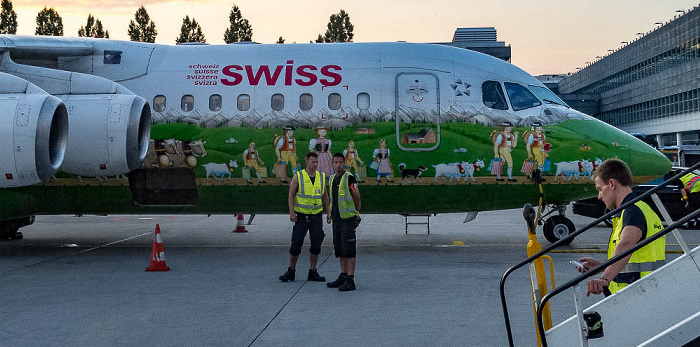 Flughafen Franz Josef Strauß: British Aerospace Avro RJ100 (Swiss) München