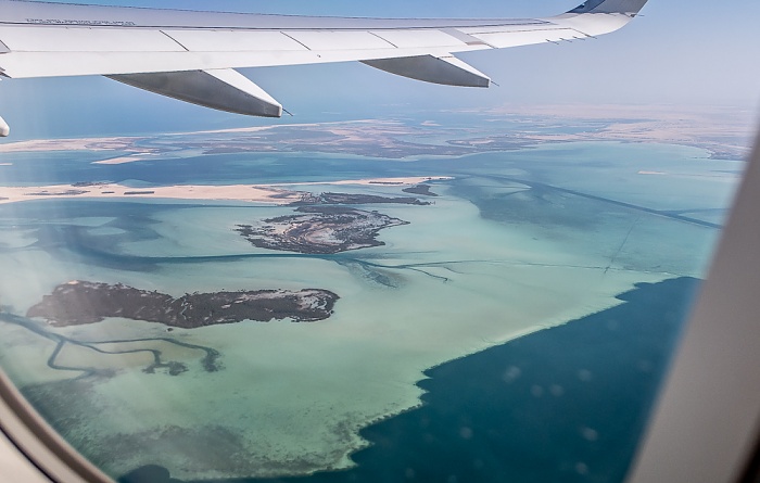 Abu Dhabi Persischer Golf Luftbild aerial photo