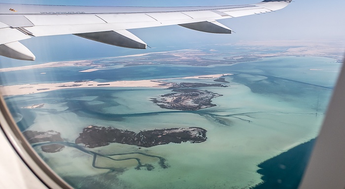 Abu Dhabi Persischer Golf Luftbild aerial photo