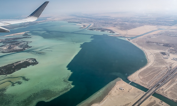 Abu Dhabi Persischer Golf Luftbild aerial photo