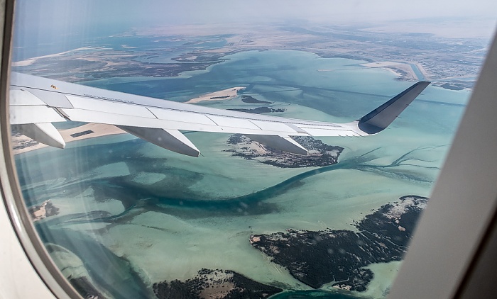 Abu Dhabi Persischer Golf Luftbild aerial photo