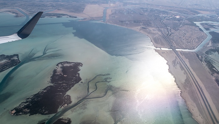 Abu Dhabi Persischer Golf Yas Island Luftbild aerial photo