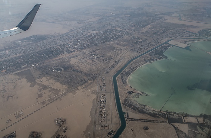 Abu Dhabi Al Bahia City Persischer Golf Luftbild aerial photo