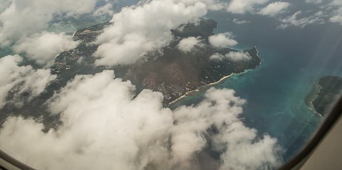 Indischer Ozean Seychellen Praslin (Seychellen) Curieuse Luftbild aerial photo