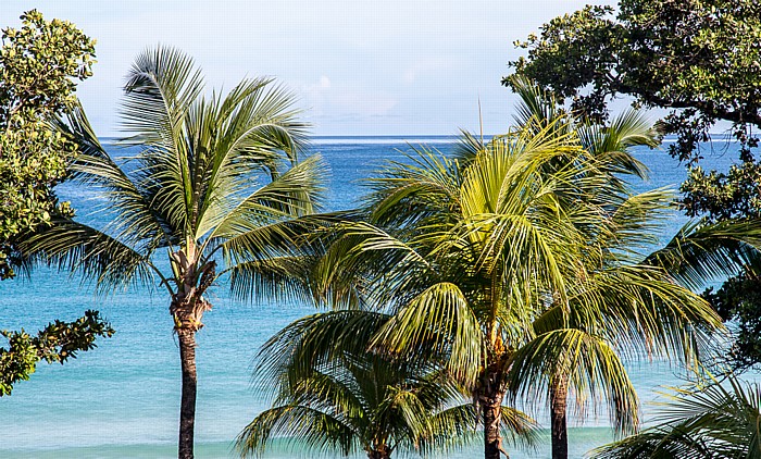 Blick aus dem Coral Strand Hotel Beau Vallon