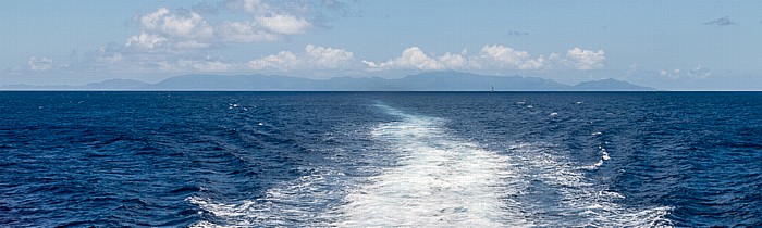 Indischer Ozean Seychellen Fähre Victoria (Mahé) - Baie Sainte Anne (Praslin): Mahé