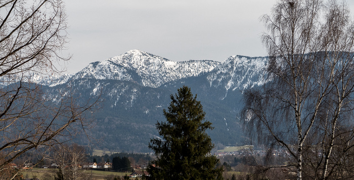 Murnau Blick aus dem Hotel Alpenhof: Bayerische Voralpen