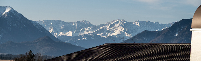 Blick aus dem Hotel Alpenhof: Bayerische Voralpen Murnau