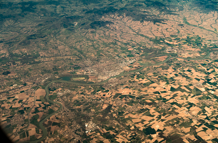 Frankreich Luftbild aerial photo