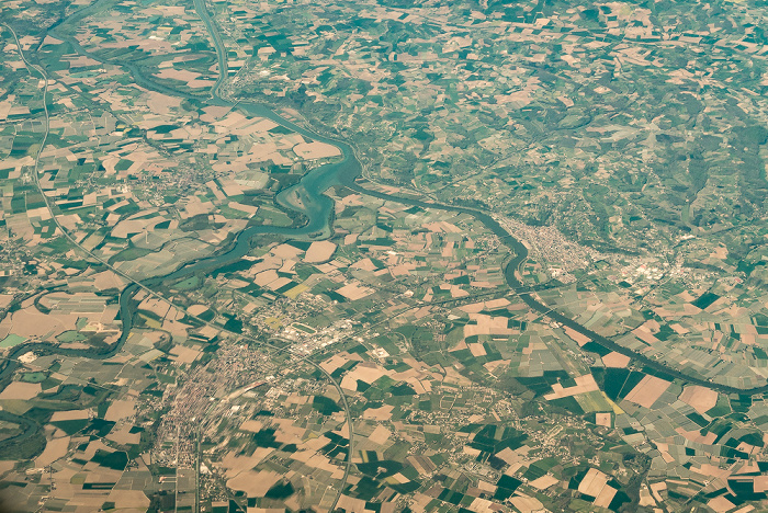 Frankreich Luftbild aerial photo