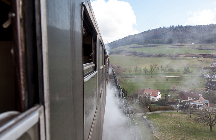 Schwarzwald Sauschwänzlebahn (Wutachtalbahn): Epfenhofer Viadukt Epfenhofen