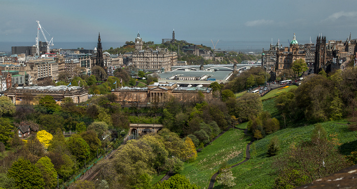 Blick von Edinburgh Castle Edinburgh