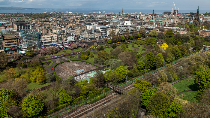 Blick von Edinburgh Castle Edinburgh