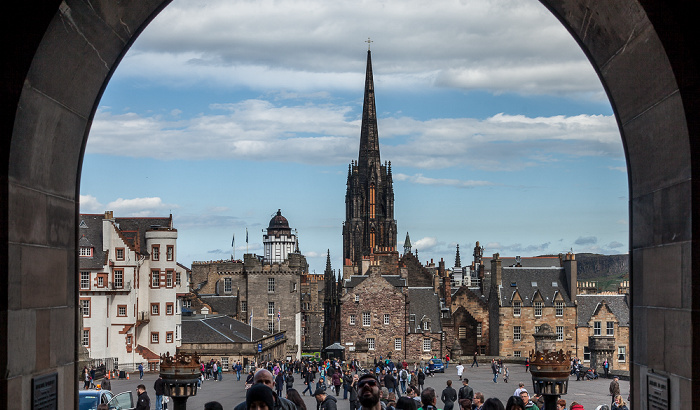 Blick von Edinburgh Castle Edinburgh