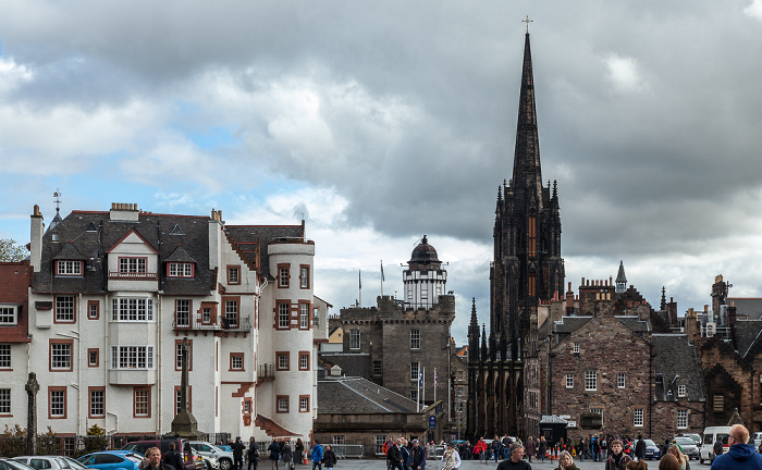 Edinburgh Old Town: Castle Esplanade, The Hub (ehem. Highland Tolbooth St John’s Church)