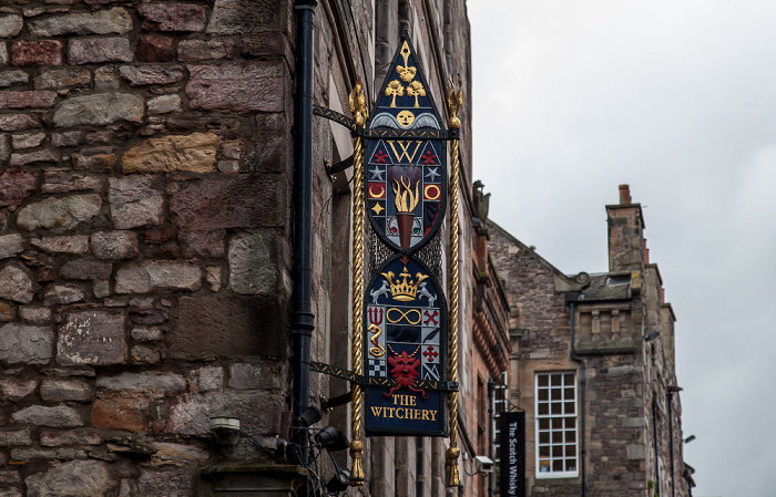 Old Town: Castlehill (Royal Mile) - The Witchery by the Castle Edinburgh