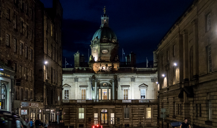 Old Town: Bank Street - Bank of Scotland Head Office Edinburgh