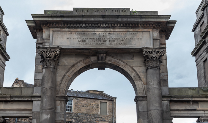 Edinburgh New Town: Waterloo Place - Regent Bridge