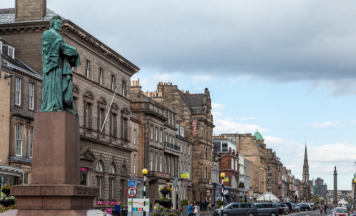 New Town: George Street - Thomas Chalmers Statue Edinburgh