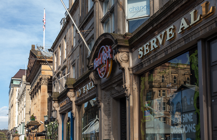 Edinburgh New Town: George Street - Hard Rock Cafe The Dome