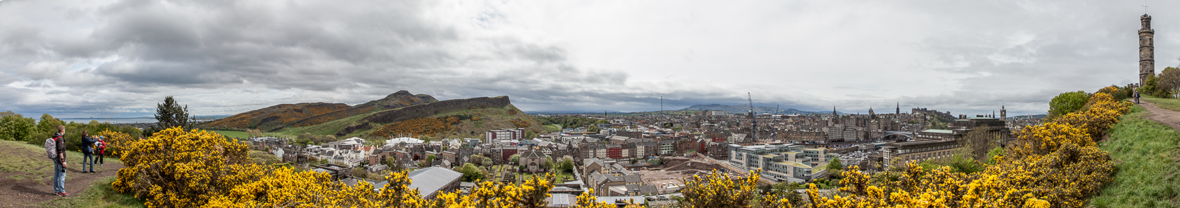 Blick von Calton Hill Edinburgh