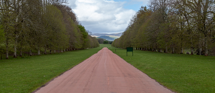 Thornhill Zufahrtsstraße zu Drumlanrig Castle