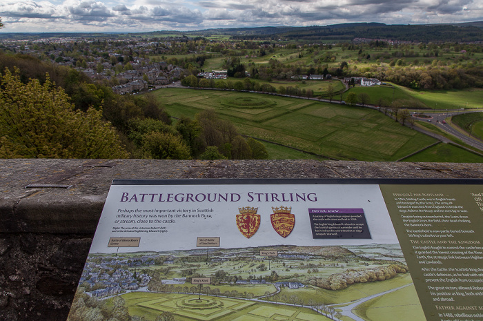Blick von Stirling Castle