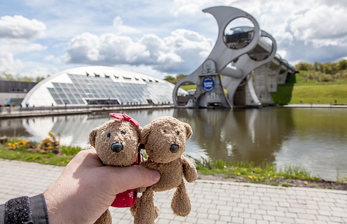 Falkirk Wheel: Teddine und Teddy
