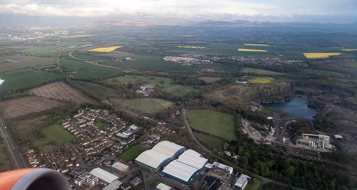 City of Edinburgh 2015-05-10 Flug EZY6913 Edinburgh (EDI/EGPH) - München Franz Josef Strauß (MUC/EDDM) Luftbild aerial photo