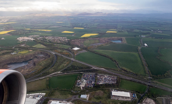 City of Edinburgh 2015-05-10 Flug EZY6913 Edinburgh (EDI/EGPH) - München Franz Josef Strauß (MUC/EDDM) Luftbild aerial photo