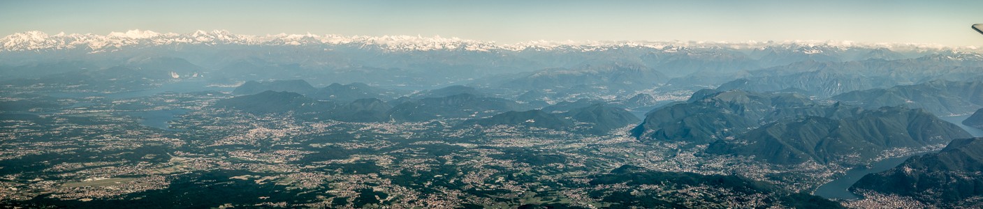 Lombardei Luftbild aerial photo