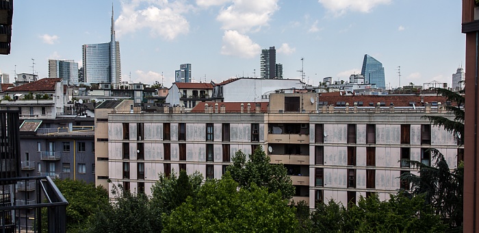 Blick aus dem Hotel Ritter: Centro Direzionale di Milano (Porta Nuova) Mailand