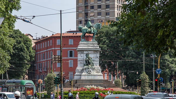 Largo Cairoli: Monumento a Giuseppe Garibaldi Mailand