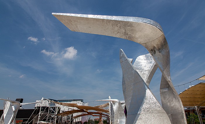 EXPO Milano 2015: Piazza Italia - Vier Skulpturen des Studio Libeskind Mailand