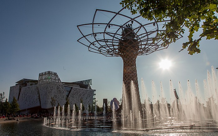 Mailand EXPO Milano 2015: Italienischer Pavillon und Baum des Lebens (Tree of Life, Alvero della Vita) Baum des Lebens EXPO 2015 Italienischer Pavillon EXPO 2015