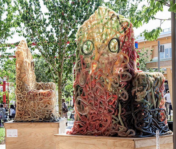 Mailand EXPO Milano 2015: Parco delle Sculture (Skulpturenpark) Padiglione Eataly Parco delle Sculture EXPO 2015