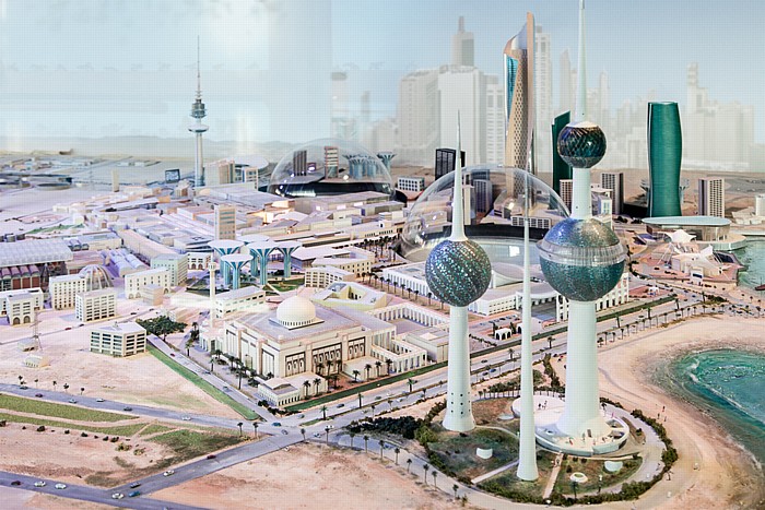 EXPO Milano 2015: Kuwaitischer Pavillon - Modell von Kuwait-Stadt Mailand