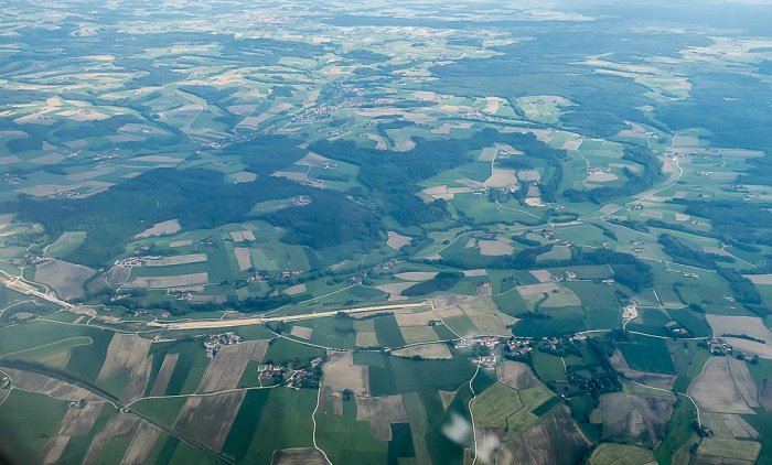 Bayern - Landkreis Erding: Bauarbeiten an der künftigen Bundesautobahn A 94 Landkreis Erding