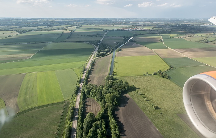 Bayern - Landkreis Erding: Staatsstraße 2580 (Flughafentangente) und Dorfen (Isar) Landkreis Erding