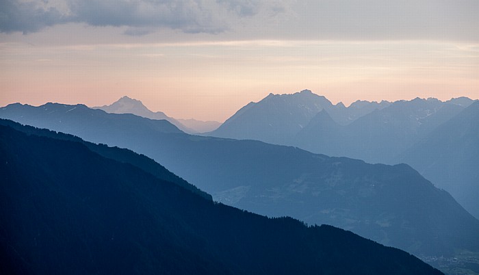 Blick von der Bielefelder Hütte: Lechtaler Alpen Hochoetz