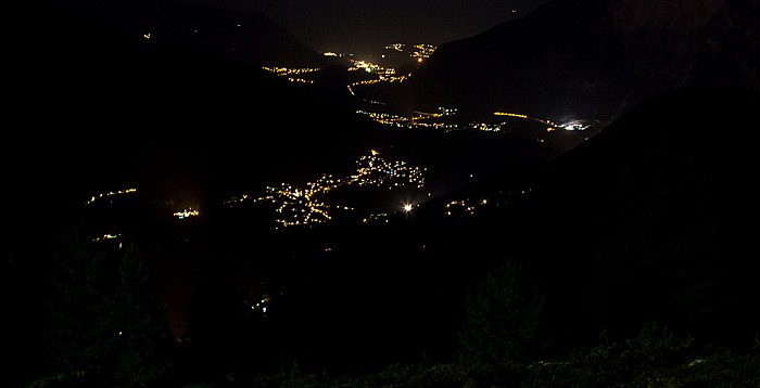 Blick von der Bielefelder Hütte: Ötztal (unten) und Inntal Hochoetz