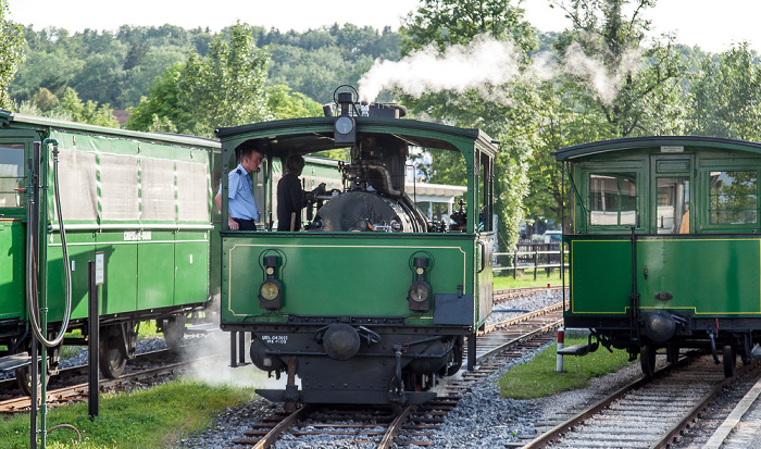 Prien am Chiemsee Prien-Stock: Dampflok der Chiemsee-Bahn