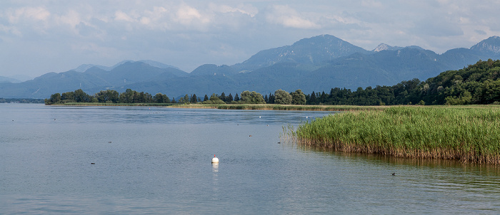 Chiemsee Herreninsel (Herrenchiemsee) und Chiemgauer Alpen